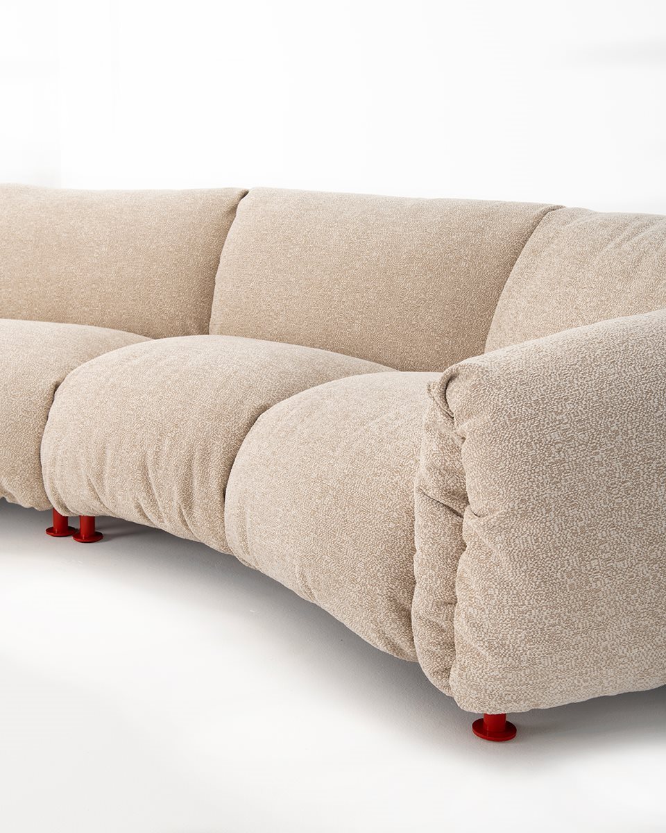 Monobloc, modular sofas and pouf Za:Za Max | Zanotta